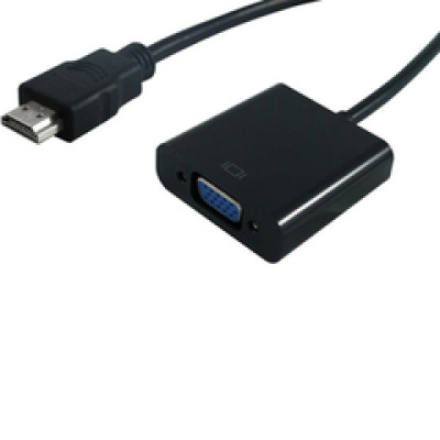 STANDARD adapter/kabel HDMI - VGA, M/F, 0.15m  / S3200